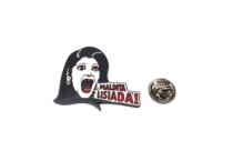 Screaming Woman Enamel Pin