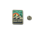 'Out of Breath Hiking Society Pin