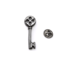 Silver Vintage Key Pin
