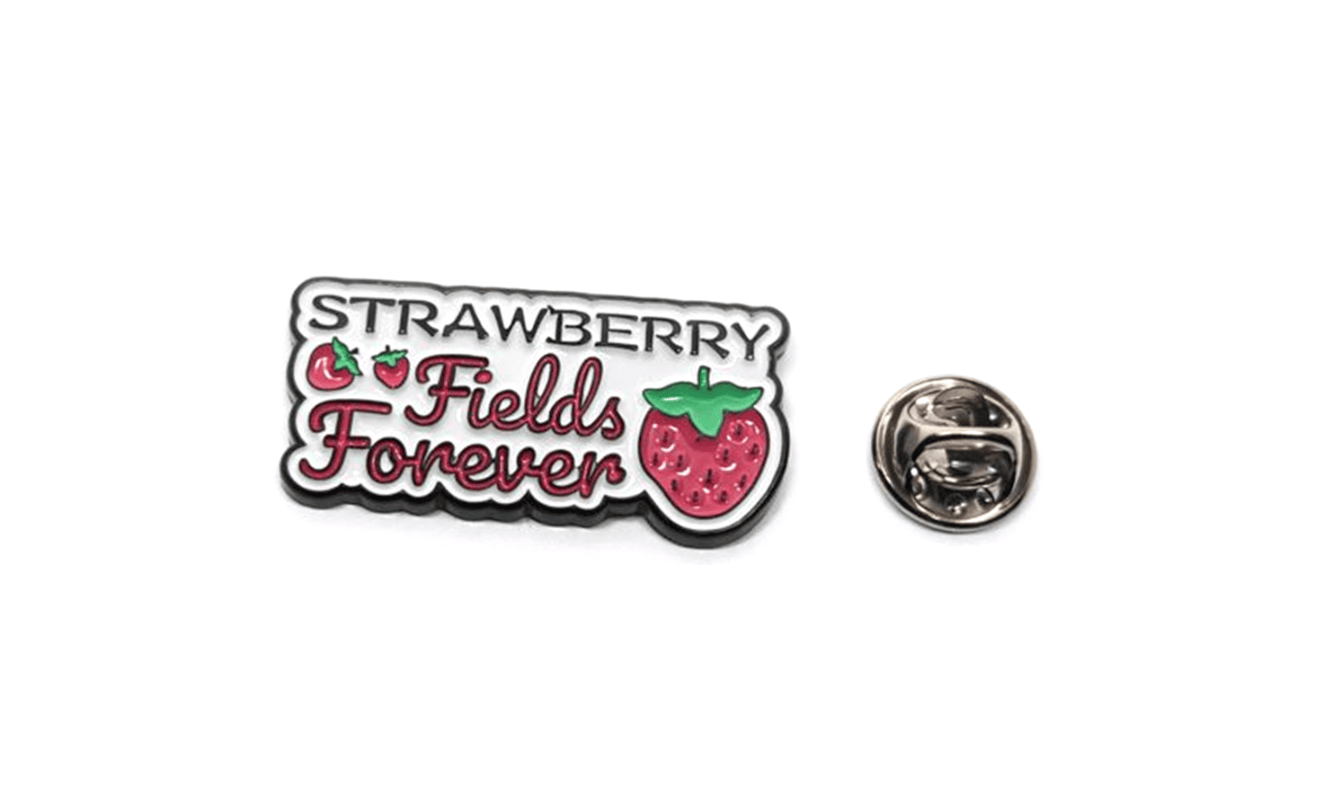 'Strawberry Fields Forever' Enamel Pin 'Strawberry Fields Forever' Enamel Pin
