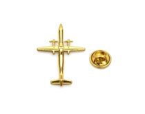 Gold Plated Airplane Pin