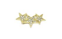 Rhinestone Star Cluster Brooch