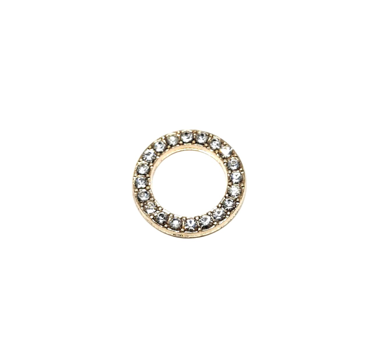 FRHIN-197 Round Rhinestone studded Circle of Life Pin Round Rhinestone studded Circle of Life Pin