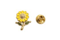 Yellow Sunflower Enamel Pin