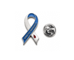 Diabetes Awareness Ribbon Lapel Pin