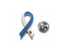 Diabetes Awareness Ribbon Lapel Pin