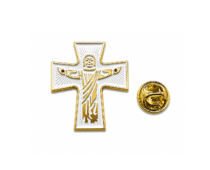 Risen Christ Cross Lapel Pin