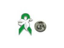 Dove Green Ribbon Pin