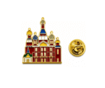 Saint Basils Cathedral Enamel Lapel Pin