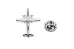 Silver Airplane Pin