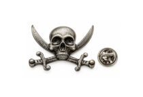 Pirate Skull Lapel Pin