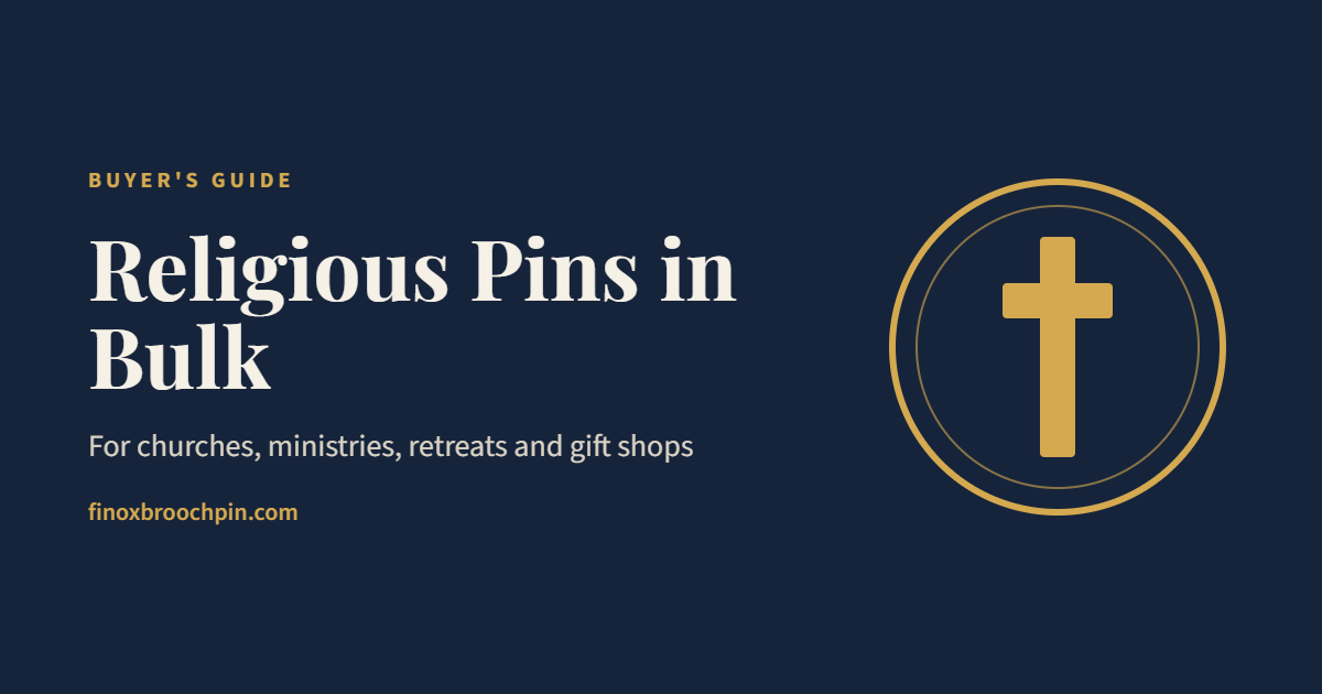 Religious pins in bulk buyerโs guide